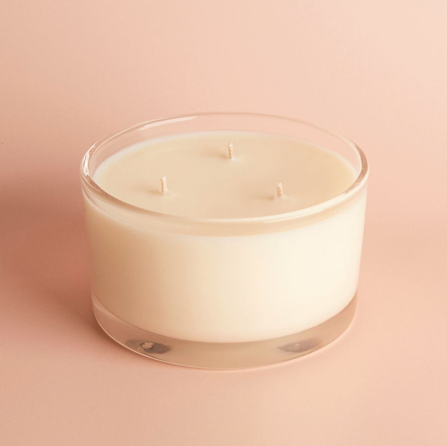 Sweet Jasmine Scented Amber Jar Candle